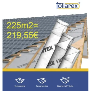 PAROPROPUSTNA FOLIJA 150g – (3x75m2)