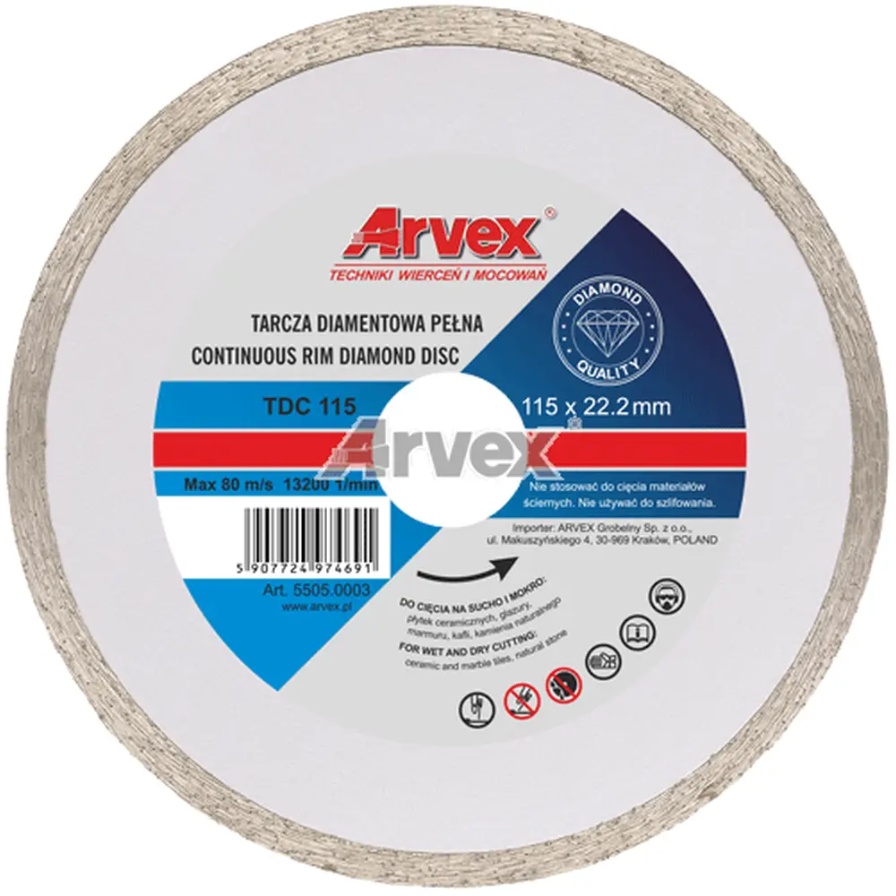 Diamantne rezalne plošče TDC 125