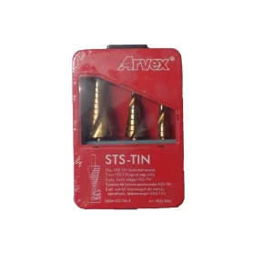 Stožčasti/stopničasti svedri HSS-3 delni set STS-TIN